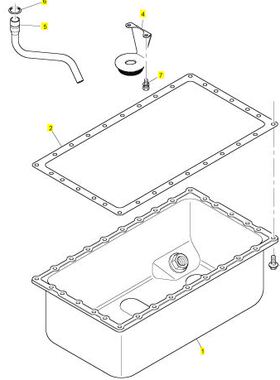 perkins铂金斯404D-22发动机缸垫齿轮室垫子兴邦高空作业车大修件