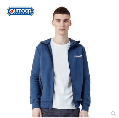 春秋男情侣针织开衫连帽卫衣时尚百搭休闲外套