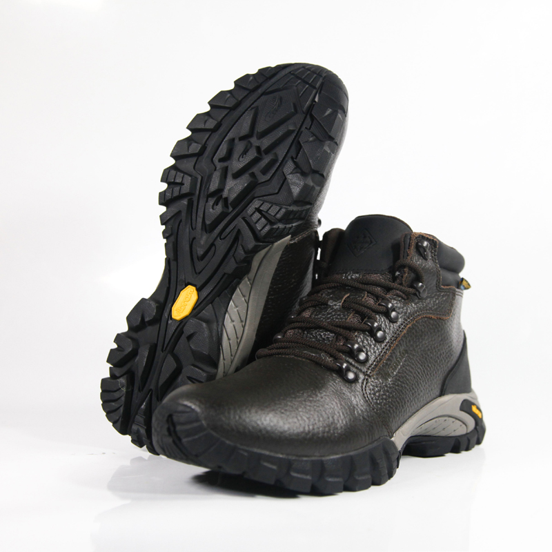 外贸单户外男士登山全牛皮中帮