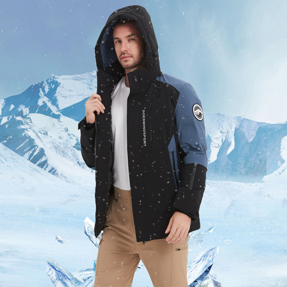 加厚鹅绒服防风保暖男女同款