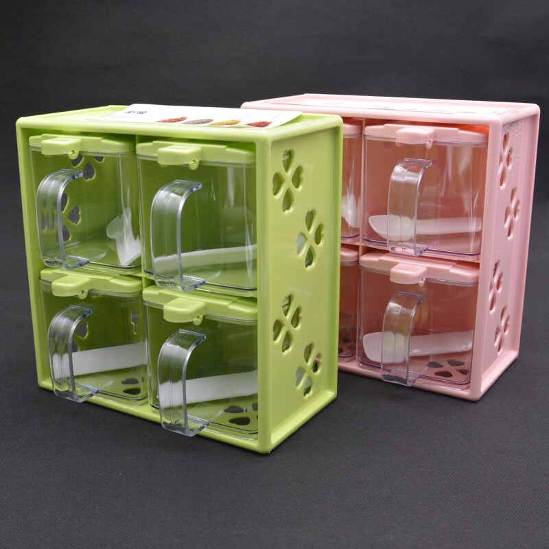 厨房调味盒套装厨房用品塑料