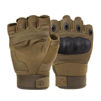 DE Wolf Коричневые перчатки до половины пальца