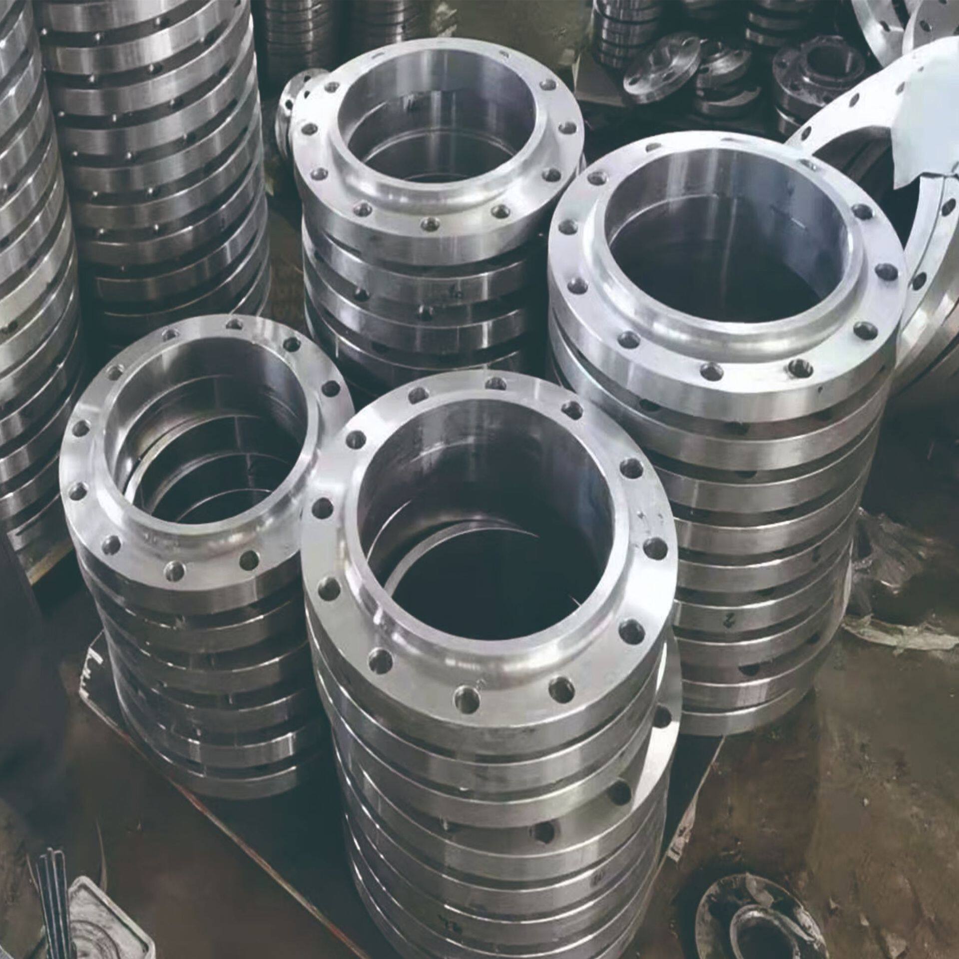 q345r碳钢平焊法兰现货 dn500pn16锻制焊接突面平焊法兰