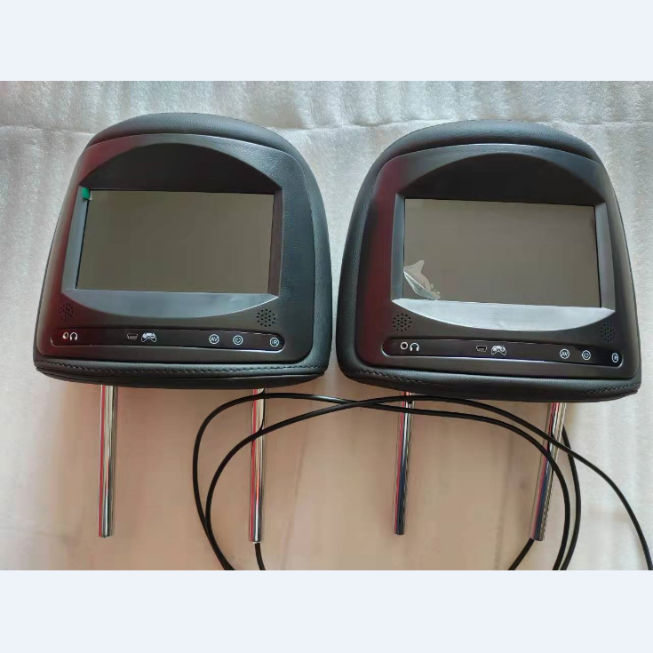 适用大众途观黑色头枕显示屏专车用车载靠背头枕屏幕原车风格库存