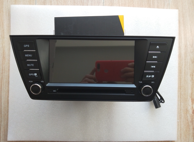 适用于斯柯达晶锐专车专用原车载dvd蓝牙导航gps一体机 库存机