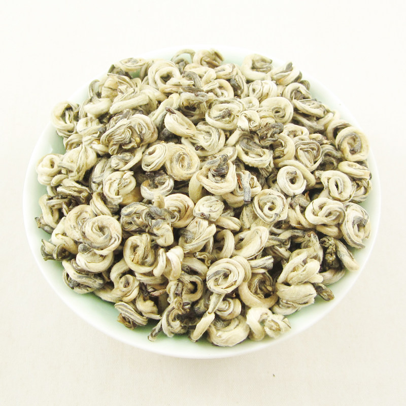 浓香茉莉花茶玉螺白雪螺散装250g