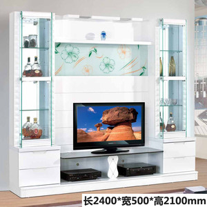 新款客厅电视柜组合 时尚背景柜电视墙柜 简约现代酒柜电视机柜子