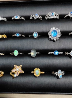 设计款戒指纯银简约百搭