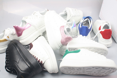 特价！微瑕疵！小白鞋女鞋厚底真皮板鞋百搭内增高鞋