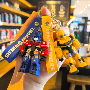 卡通可爱机器人钥匙扣儿童生日伴手礼情侣书包背包挂件车钥匙链