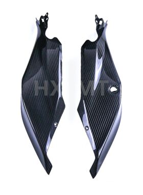 适配Kawasaki EX400 Ninja400 Z400 2018-2023年款明亮黑色后座侧