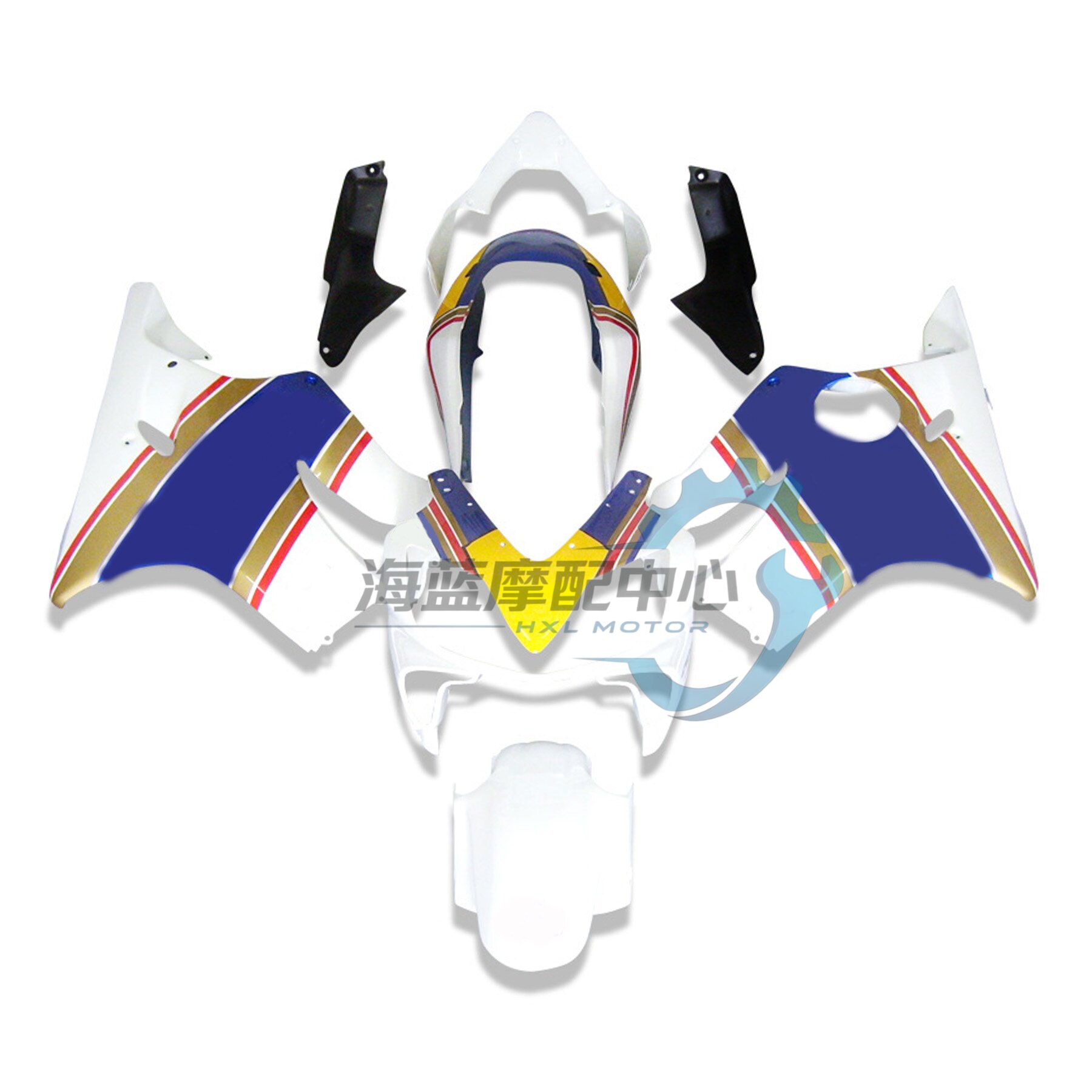 适用本田CBR600 F4i 01-03 04-07年全车外壳护板整流罩头罩大包围
