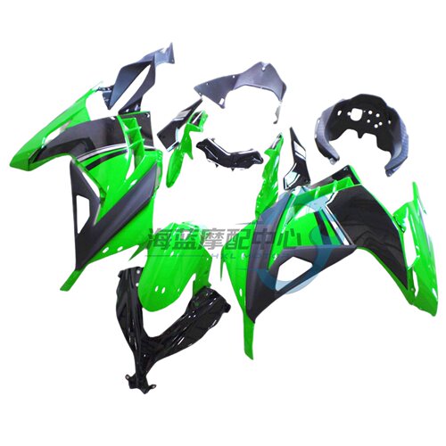 适用川崎忍者ninja300 EX300 全车外壳包围侧护板头罩大包13-17年