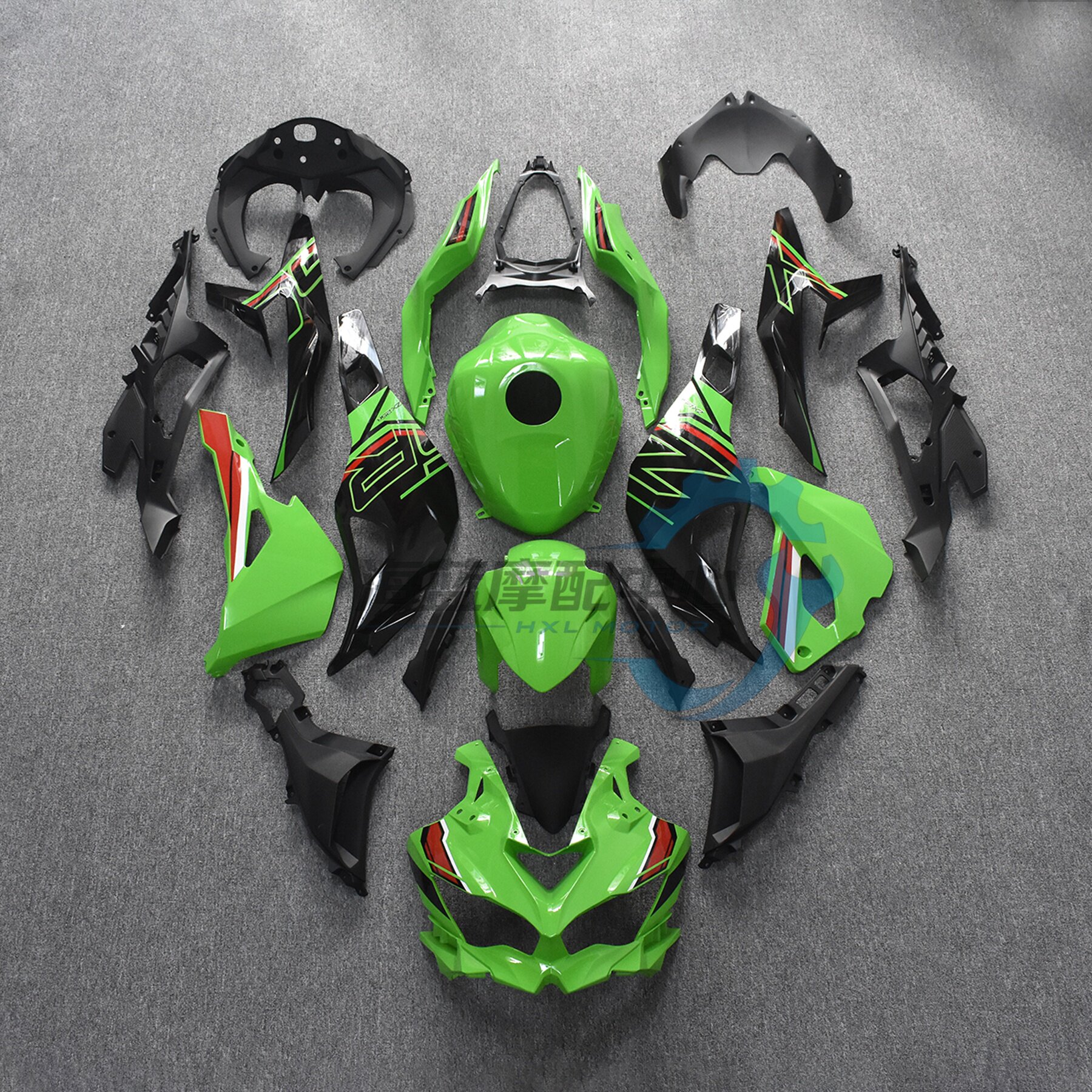 适用川崎zx25r zx4rr 4R 19到24年 全车外壳护板导流罩车壳版画图片