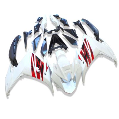High -Motorcycle White ABS Plastic Injection Bodywork Fairin