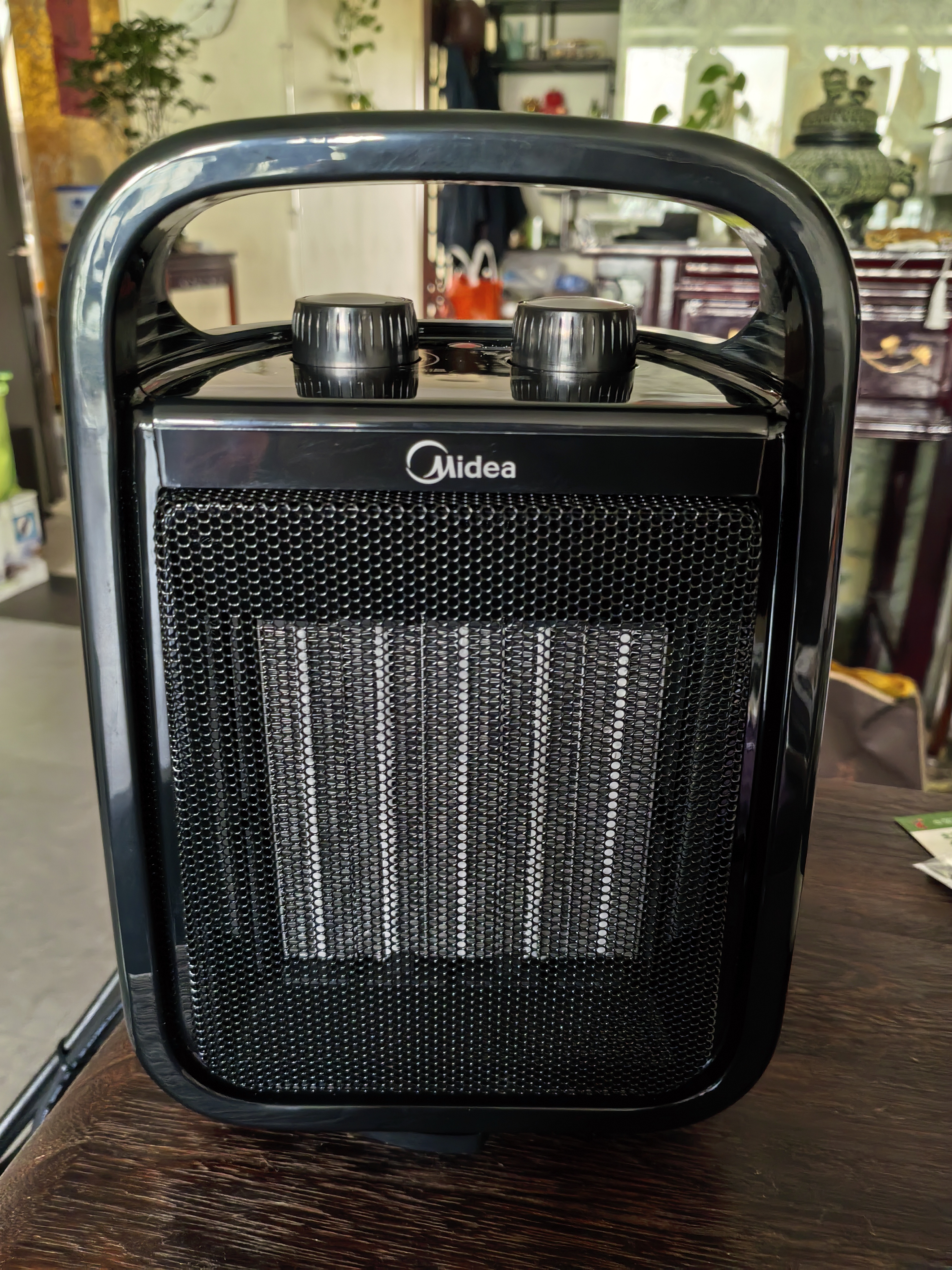 美的取暖器NTY20-15C迷你暖风机专柜正品无极温度调节自动旋转