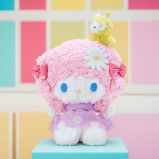 现货日版Sanrio三丽鸥春季雏菊系列库洛米小羊美乐蒂毛绒挂件玩具