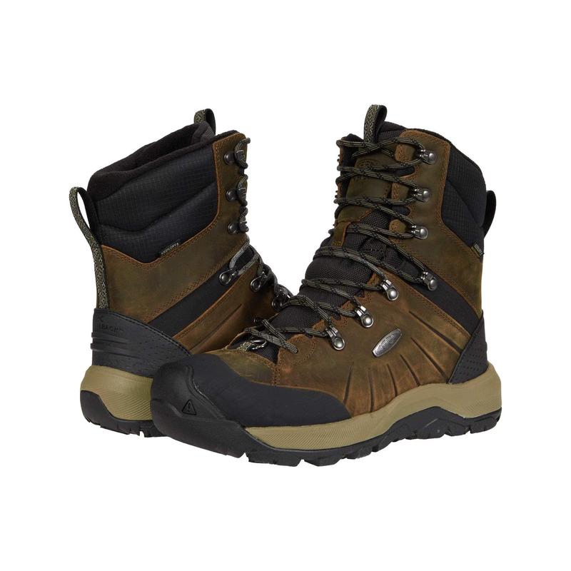 代购KEEN男士登山鞋防水保暖透气防滑高帮系带设计金属鞋眼