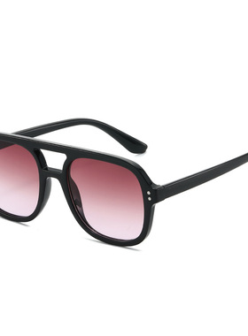 新款米钉眼镜双桥梁时尚太阳镜