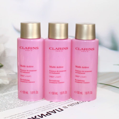 Clarins, увлажняющий лосьон, эссенция, 3 штуки, пробник, 50 мл, новая версия