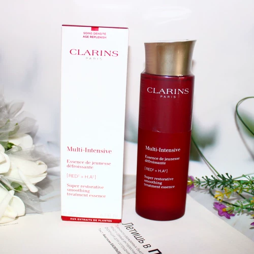 Clarins, увлажняющая питательная эссенция, антивозрастной разглаживающий подтягивающий лосьон, против морщин
