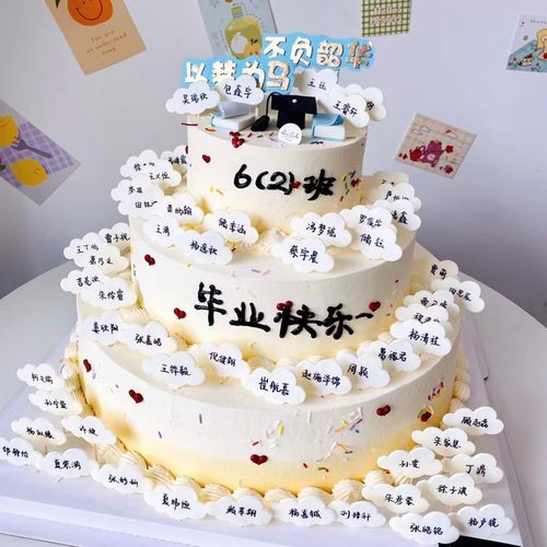 毕业季成长礼蛋糕装饰插件