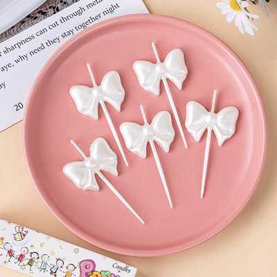 生日蜡烛蛋糕装饰插件蝴蝶结