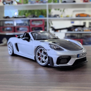 收藏 NOREV 诺威尔1:18 2023保时捷718 Spyder 合金 汽车模型