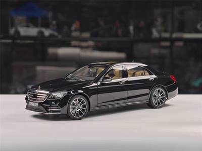 NOREV 诺威尔1:18 奔驰S450 W222 奔驰S级 黑色原装 合金汽车模型