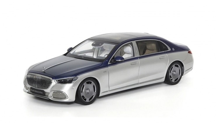 全新似真原厂 1:18 奔驰S级迈巴赫S680 豪华轿车合金仿真车模型