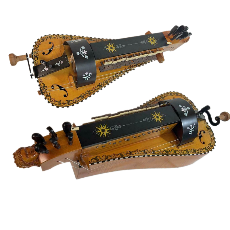 绞弦琴 摇弦琴 6弦24键手摇风琴 鸟眼枫木背板 纯手工制作#2