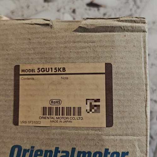 议价Oriental Motor东方减速机 5GU15KB可维修