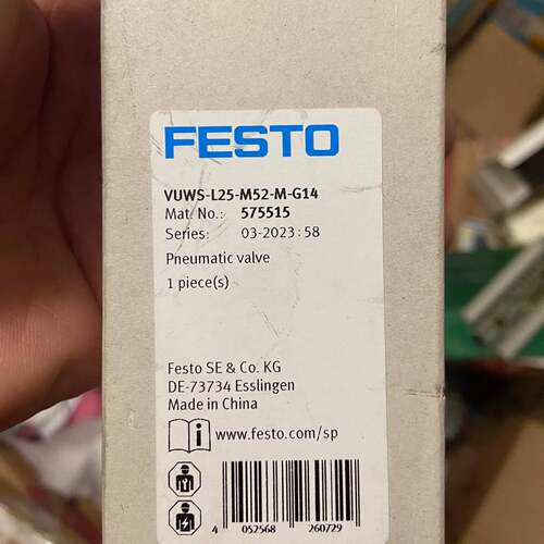 可议价FESTO 气控阀 VUWS-L25-M52-M-G