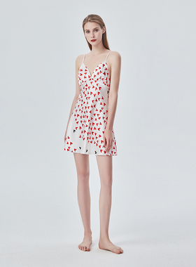 【EHouse】MANITO Loved吊带睡裙爱心印花 正品保证