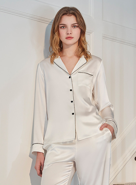 【EHouse】MANITO Treasure睡衣套装 真丝织带睡衣长套装 春夏