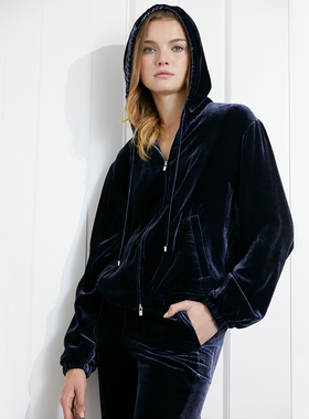 【EHouse】MANITO Ladylike丝绒女士运动套装 秋冬家居服可外穿