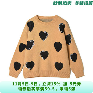 MS0H0114活泼可爱套头上衣微弹修身毛衣女11.1冬