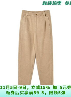 DN0P0012松紧腰长裤弹力修身裤子休闲裤女11.5冬