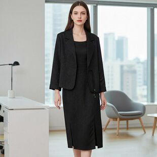 专柜折扣女装 中长裙两件套装 3.16春 无袖 HH0U0057外套