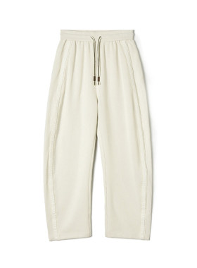 12.25#9魅WI0P0002松紧腰长裤子微弹修身休闲裤女2026春