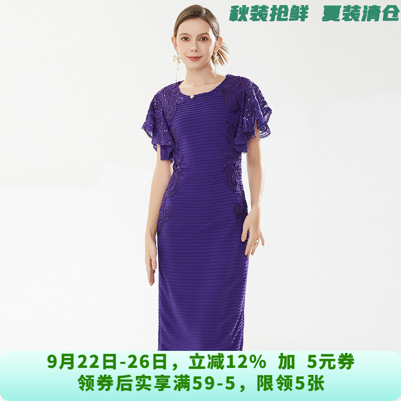 直筒直筒裙聚酯纤维提花