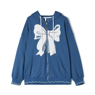 XD0K0011休闲风连帽上衣减龄款 外套女12.26春 长袖