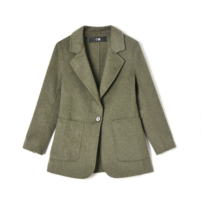 羊毛毛呢中长款2025年冬季