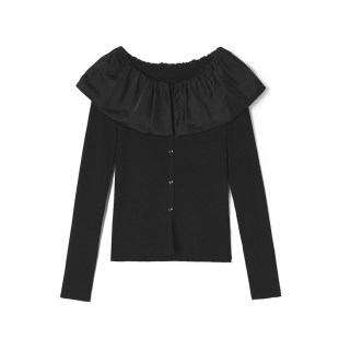 「秋」高端QR0E0016高弹修身 女2.24春 上衣可外穿针织衫