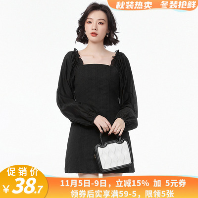 KE0A0018温婉大气短裙高级感裙子连衣裙女2.21春