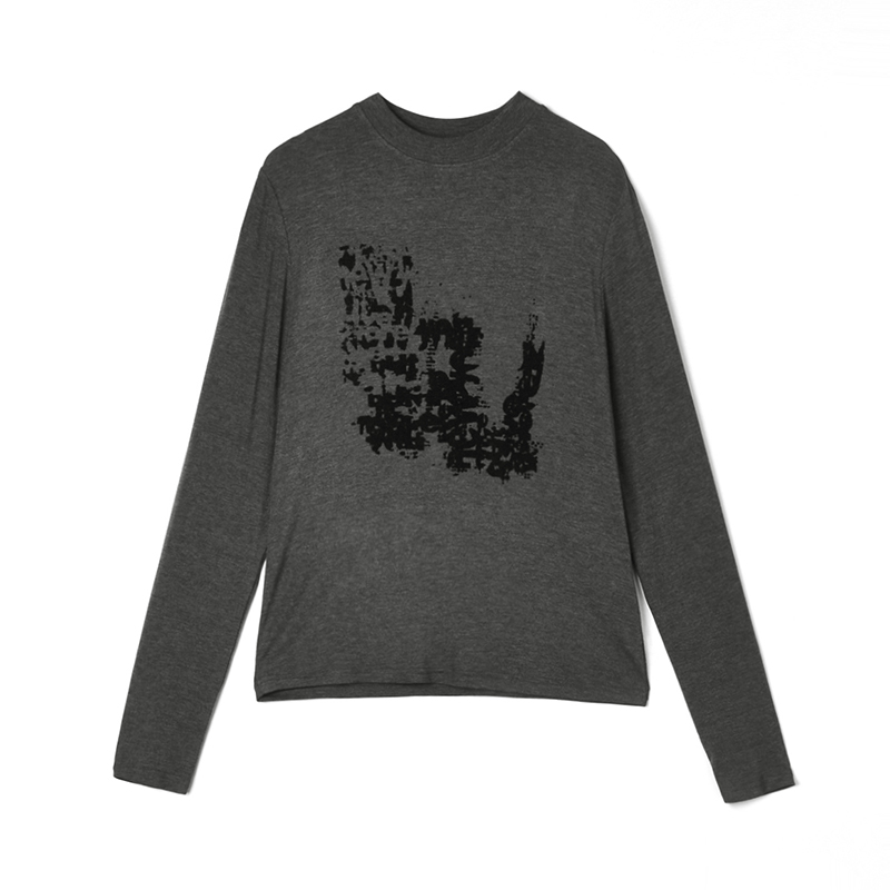 深圳南油CV0C0001高弹长袖打底上衣套头T恤女12.12春