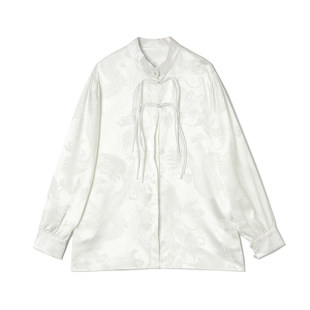 女3.14春 衬衫 AL0D0015新中式 高级感上衣宽松中长款