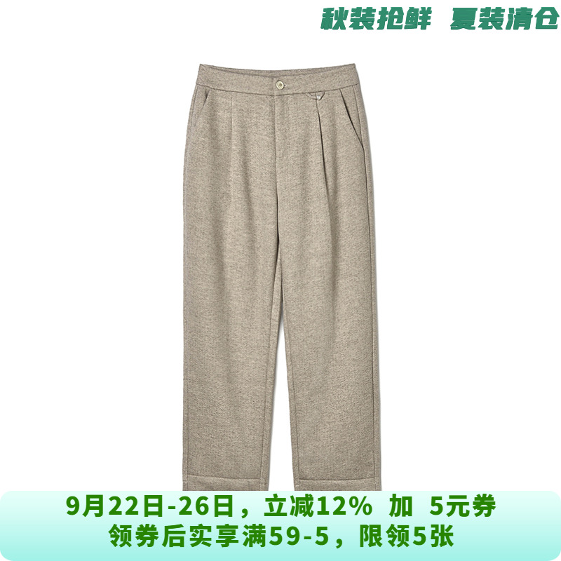 NH0P0001高腰九分裤微弹修身裤子休闲裤女10.14秋