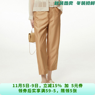 女7.21秋 休闲裤 深圳南油NY0P0055松紧腰减龄款 九分裤