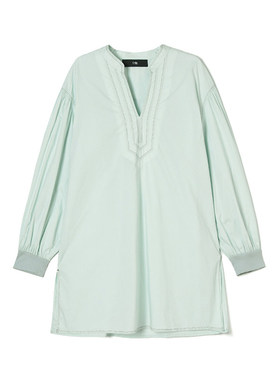 WM0D0005简约舒适长款上衣宽松长袖衬衫女3.4春